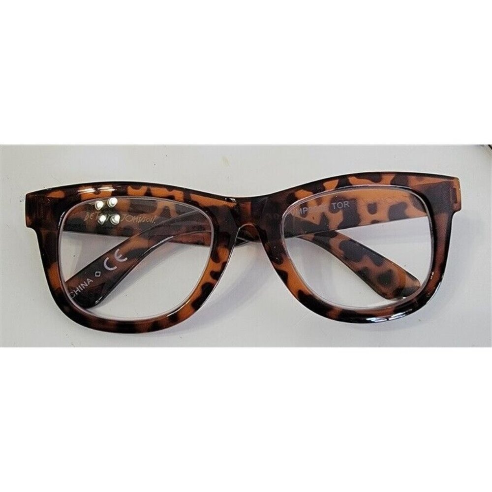 Betsey Johnson Tortoiseshell Reading Nerd Glass Readers 1.5 Blue Light 114751